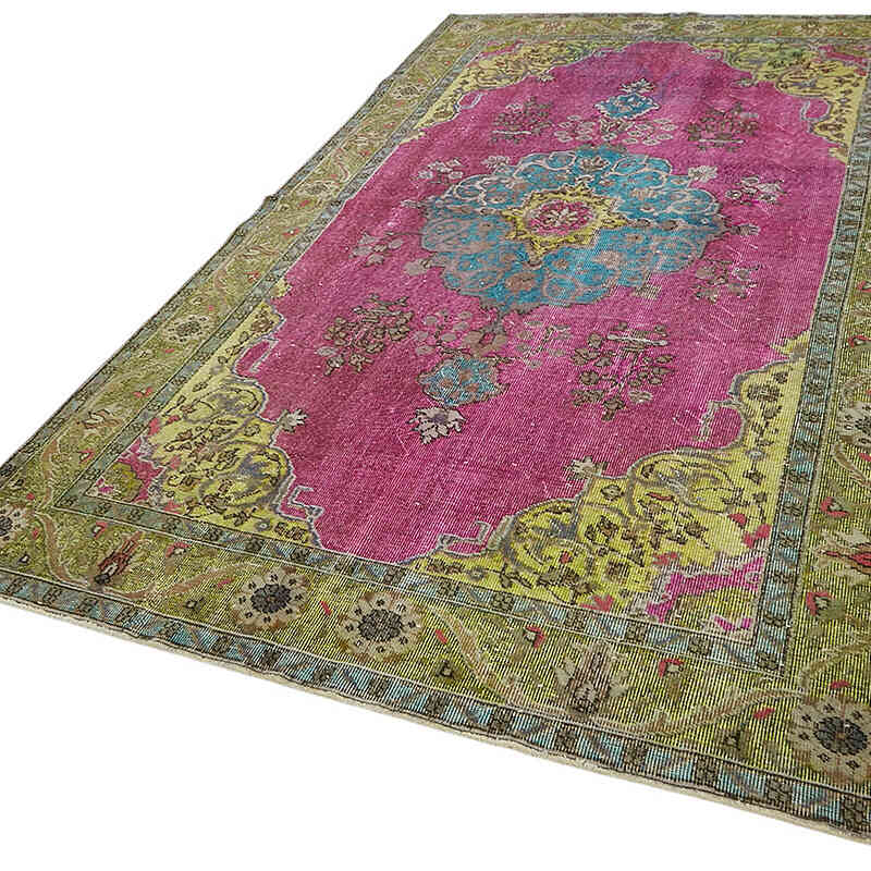 Alfombra Tallada a Mano Sobre Teñida - 180 cm x 303 cm - K0082205