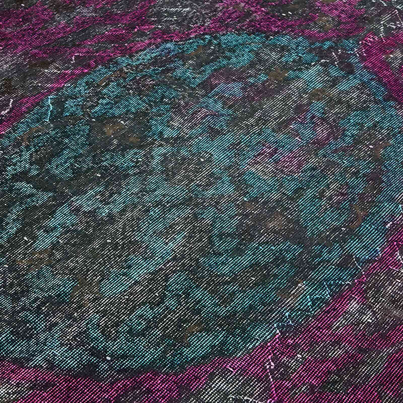 Alfombra Tallada a Mano Sobre Teñida - 206 cm x 326 cm - K0082206