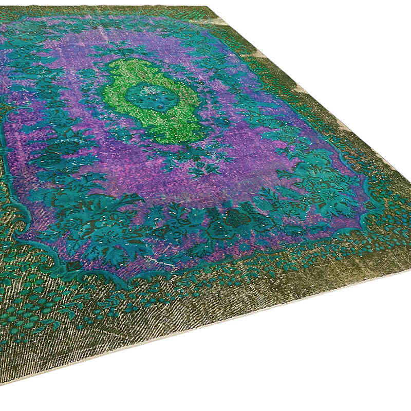 Alfombra Tallada a Mano Sobre Teñida - 219 cm x 350 cm - K0082207