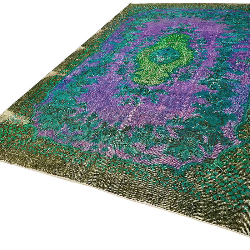 Alfombra Tallada a Mano Sobre Teñida - 219 cm x 350 cm - K0082207