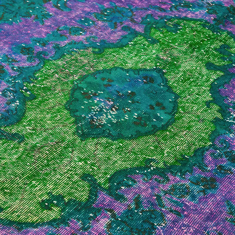 Alfombra Tallada a Mano Sobre Teñida - 219 cm x 350 cm - K0082207