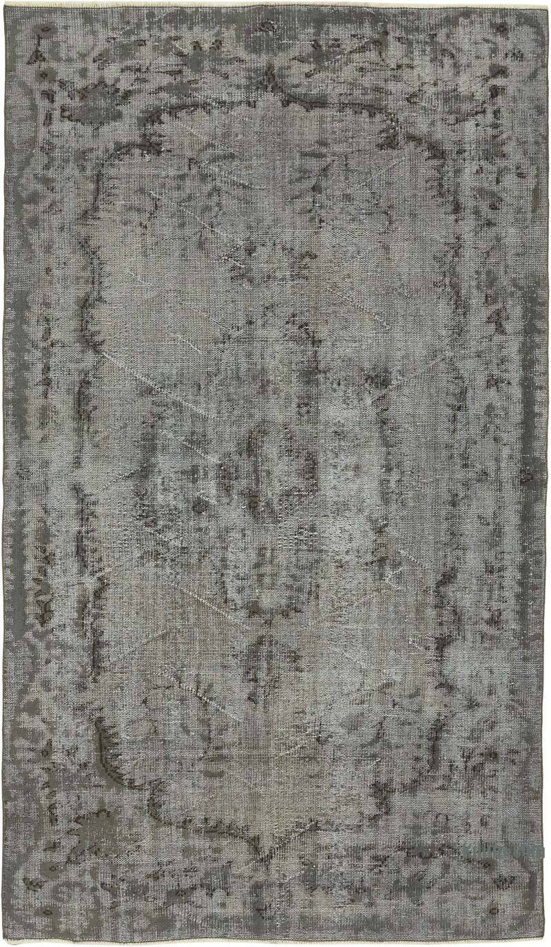Alfombra Tallada a Mano Sobre Teñida - 169 cm x 287 cm - K0082208