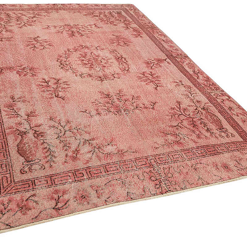 Hand Carved Over-Dyed Rug - 6' 7" x 9' 11" (79" x 119") - K0082210