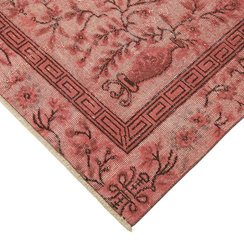 Hand Carved Over-Dyed Rug - 6' 7" x 9' 11" (79" x 119") - K0082210