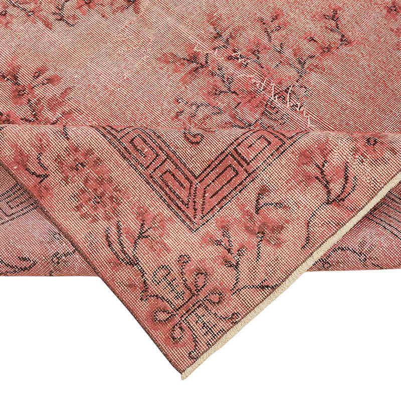 Hand Carved Over-Dyed Rug - 6' 7" x 9' 11" (79" x 119") - K0082210