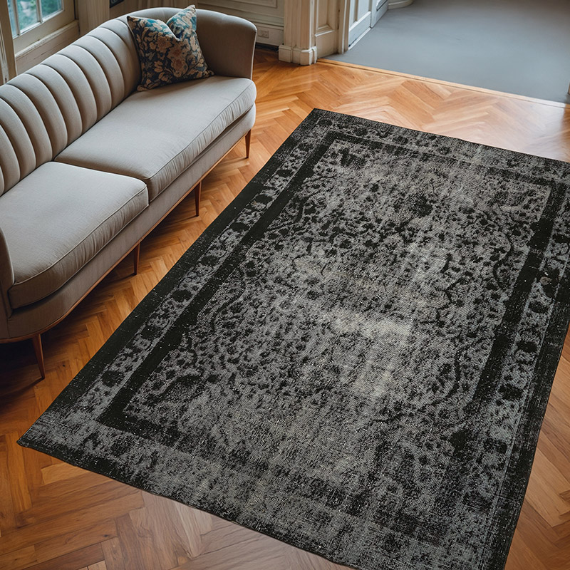 El Oyması Boyalı Halı - 201 cm x 296 cm - K0082212