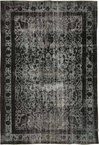 Hand Carved Over-Dyed Rug - 6' 7" x 9' 9" (79" x 117")