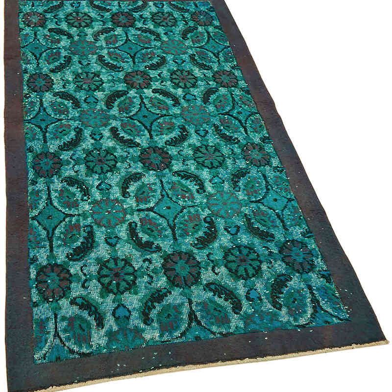 Hand Carved Over-Dyed Rug - 3' 9" x 6' 6" (45" x 78") - K0082215