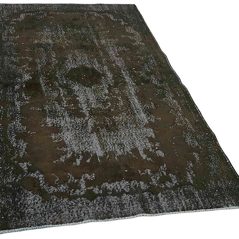 Hand Carved Over-Dyed Rug - 3' 10" x 7' 2" (46" x 86") - K0082217