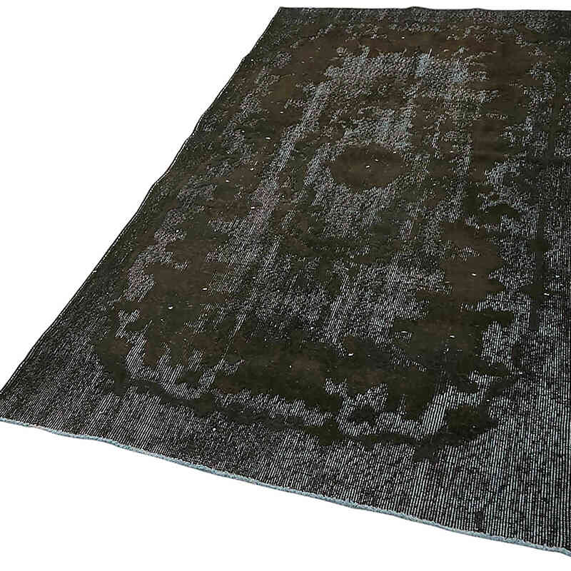 Hand Carved Over-Dyed Rug - 3' 10" x 7' 2" (46" x 86") - K0082217
