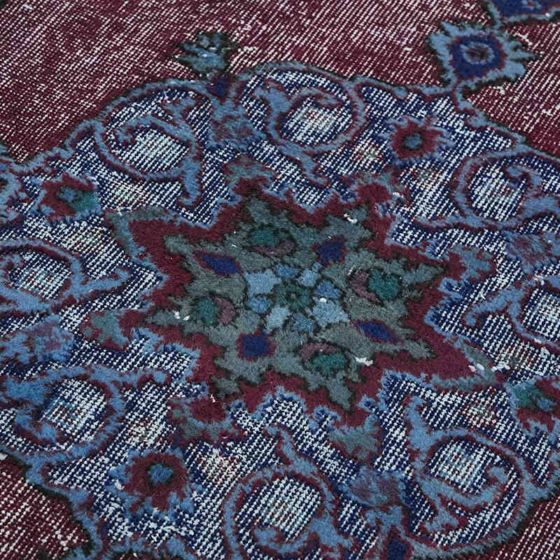 Hand Carved Over-Dyed Rug - 3' 11" x 7' 3" (47" x 87") - K0082220