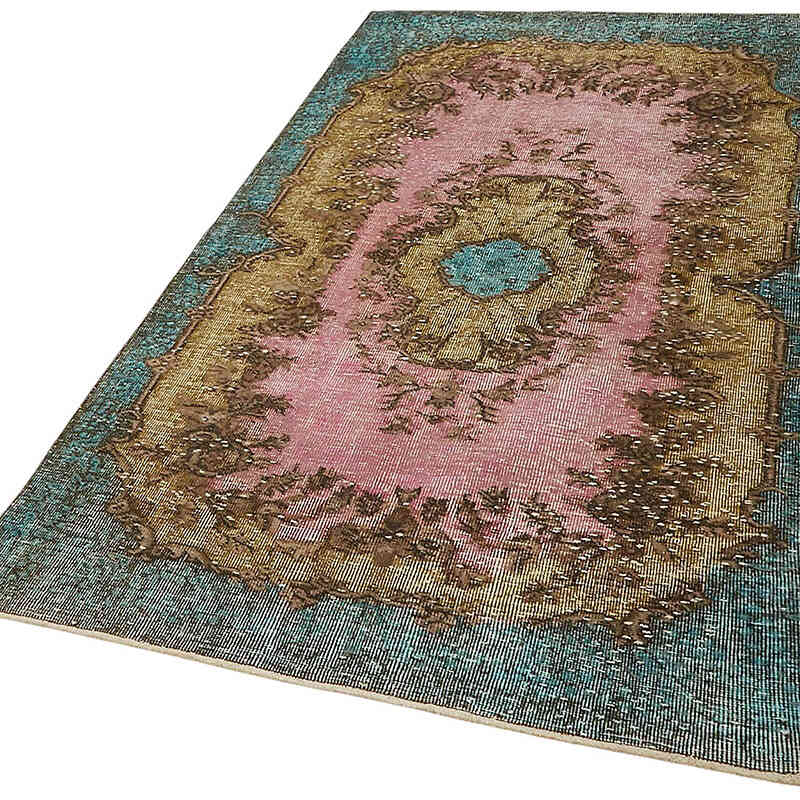 Hand Carved Over-Dyed Rug - 4'  x 6' 11" (48" x 83") - K0082224