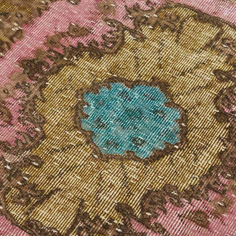 Hand Carved Over-Dyed Rug - 4'  x 6' 11" (48" x 83") - K0082224