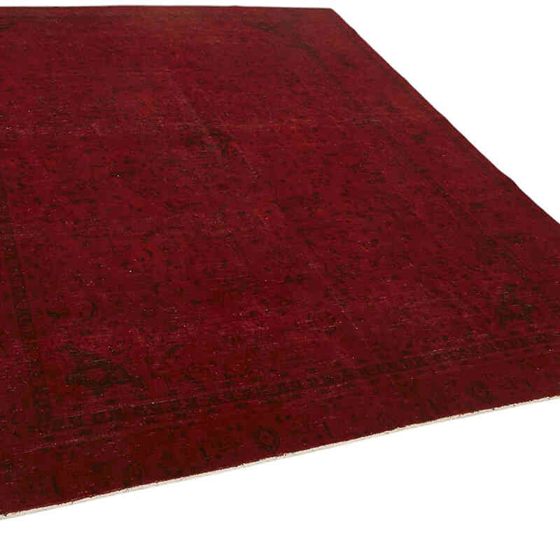 Overdyed Vintage Hand-knotted Oriental Rug - 8' 2" x 9' 10" (98" x 118") - K0082226