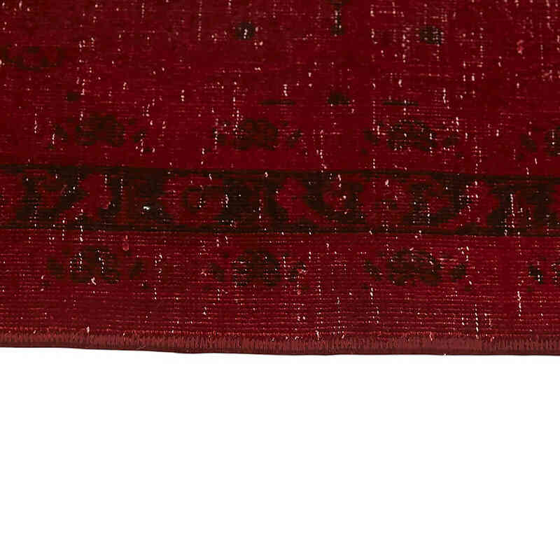 Overdyed Vintage Hand-knotted Oriental Rug - 8' 2" x 9' 10" (98" x 118") - K0082226