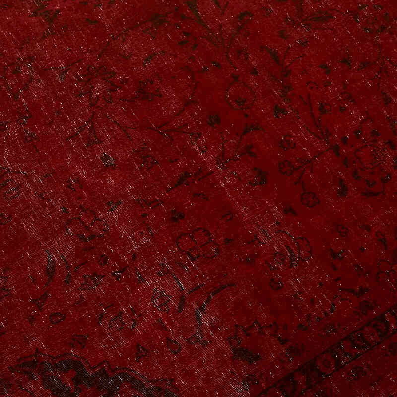 Overdyed Vintage Hand-knotted Oriental Rug - 8' 2" x 9' 10" (98" x 118") - K0082226