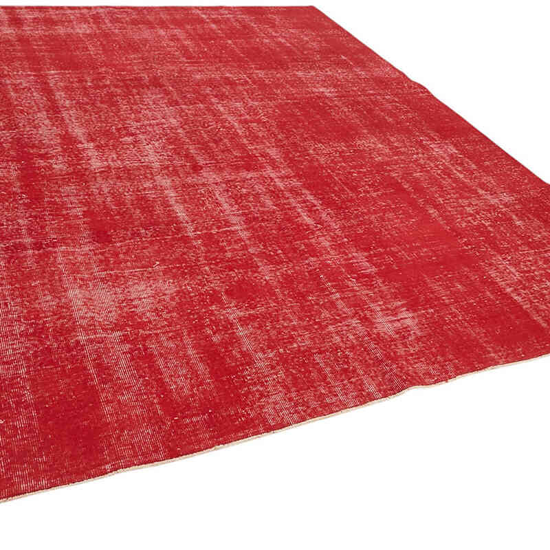 Overdyed Vintage Hand-knotted Oriental Rug - 8' 2" x 9' 10" (98" x 118") - K0082227