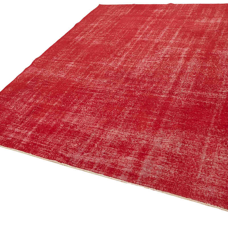 Overdyed Vintage Hand-knotted Oriental Rug - 8' 2" x 9' 10" (98" x 118") - K0082227