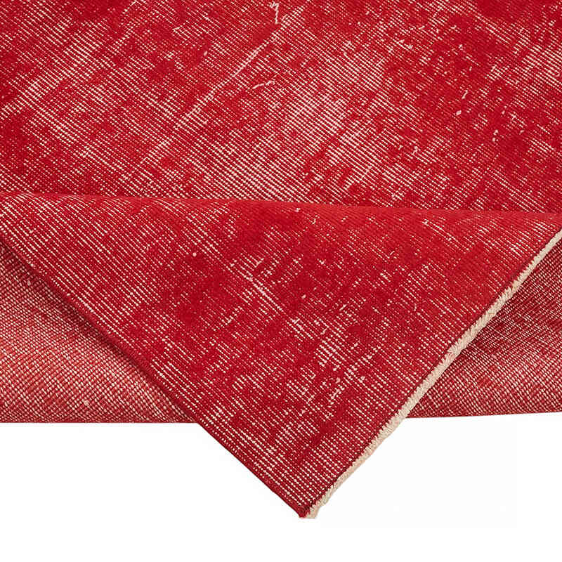 Overdyed Vintage Hand-knotted Oriental Rug - 8' 2" x 9' 10" (98" x 118") - K0082227