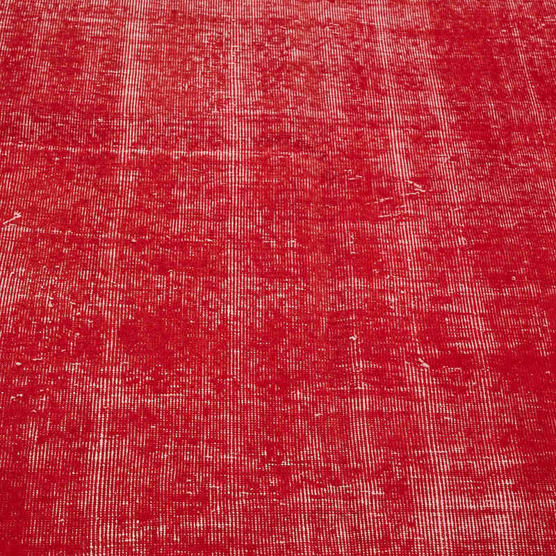 Overdyed Vintage Hand-knotted Oriental Rug - 8' 2" x 9' 10" (98" x 118") - K0082227