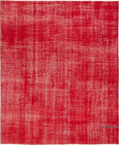 Overdyed Vintage El Dokuma Oryantal Halı - 250 cm x 300 cm