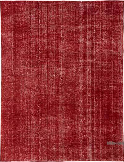 Overdyed Vintage Hand-knotted Oriental Rug - 8' 2" x 9' 10" (98" x 118")