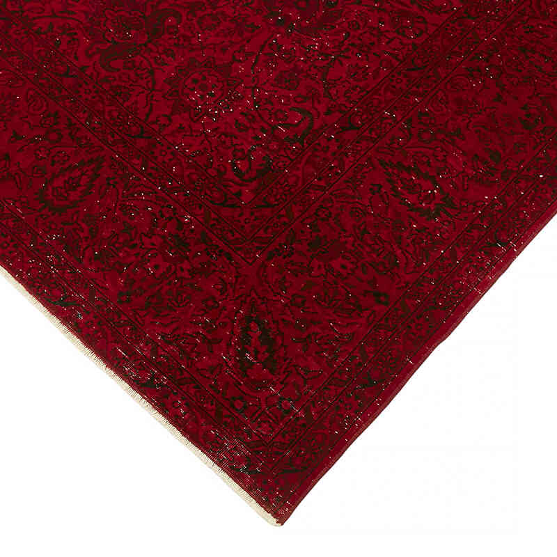 Alfombra Oriental Vintage Teñida a Mano Sobretintada - 250 cm x 300 cm - K0082229