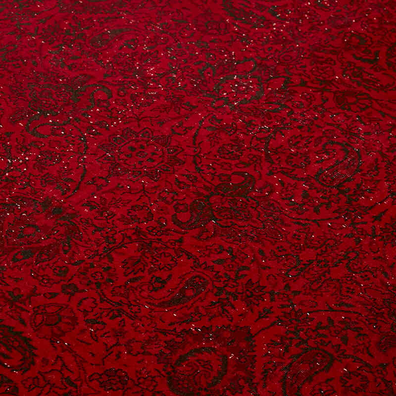 Alfombra Oriental Vintage Teñida a Mano Sobretintada - 250 cm x 300 cm - K0082229