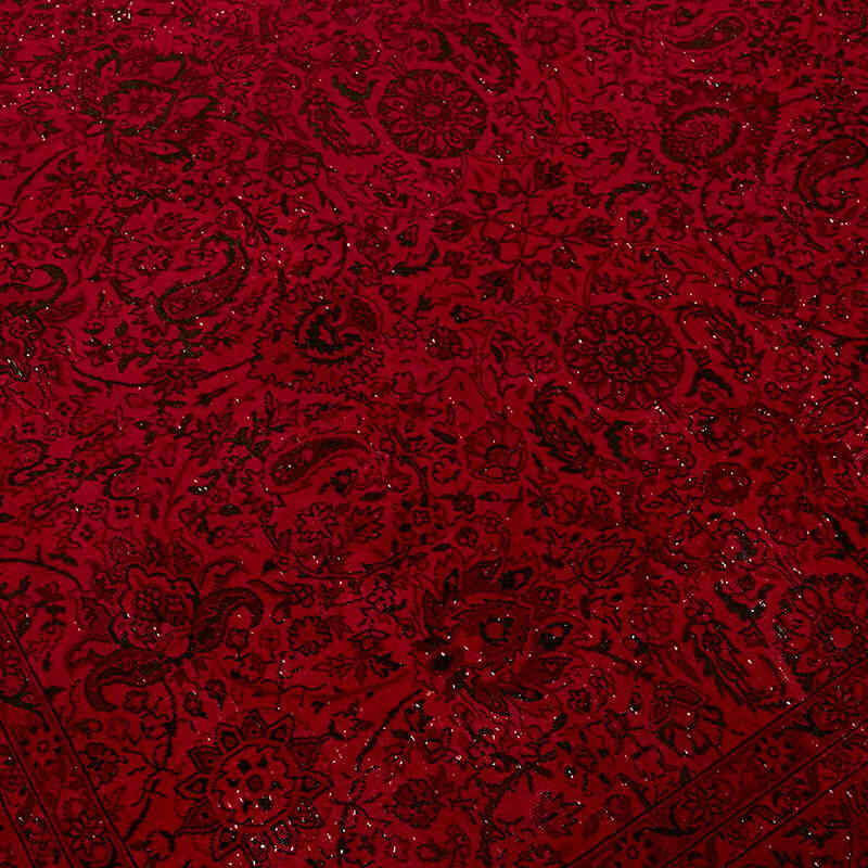 Alfombra Oriental Vintage Teñida a Mano Sobretintada - 250 cm x 300 cm - K0082229
