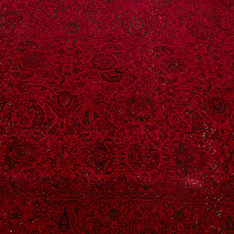 Alfombra Oriental Vintage Teñida a Mano Sobretintada - 250 cm x 300 cm - K0082229
