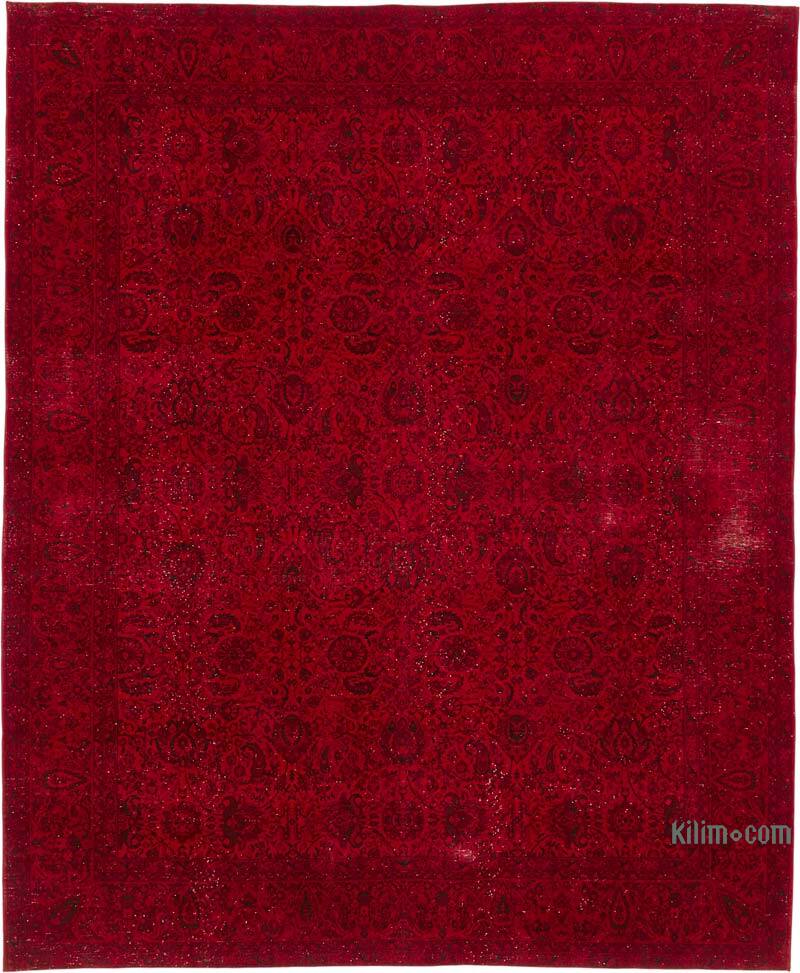 Alfombra Oriental Vintage Teñida a Mano Sobretintada - 250 cm x 300 cm - K0082229