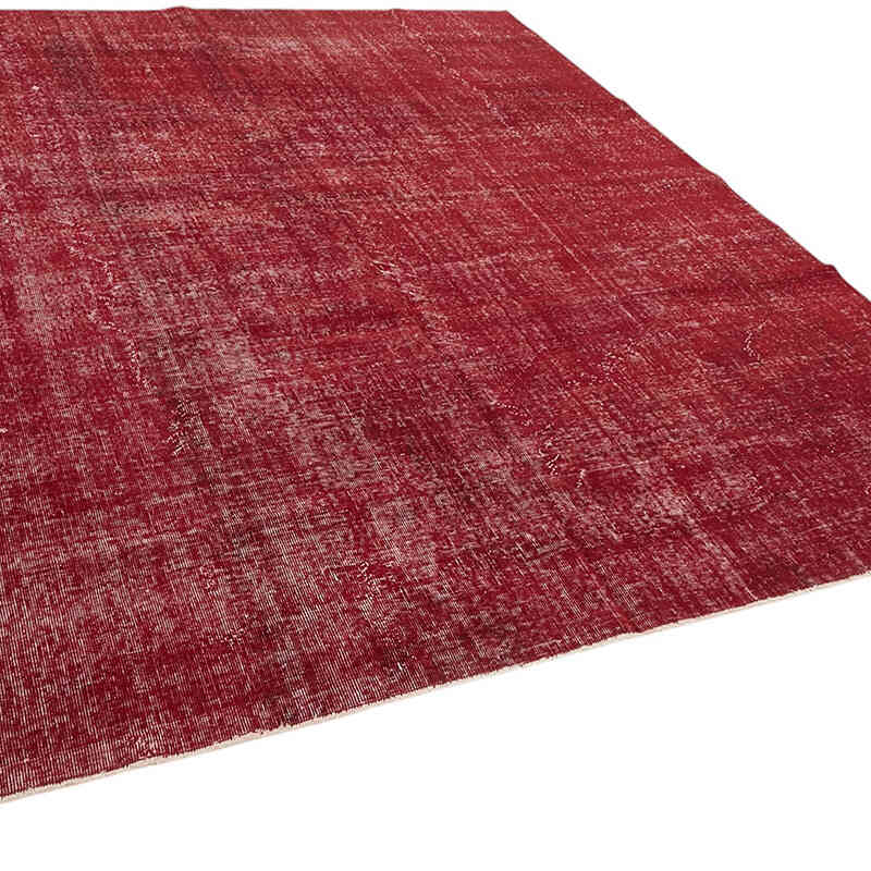 Overdyed Vintage Hand-knotted Oriental Rug - 8' 2" x 9' 10" (98" x 118") - K0082230