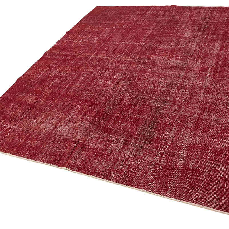 Overdyed Vintage Hand-knotted Oriental Rug - 8' 2" x 9' 10" (98" x 118") - K0082230