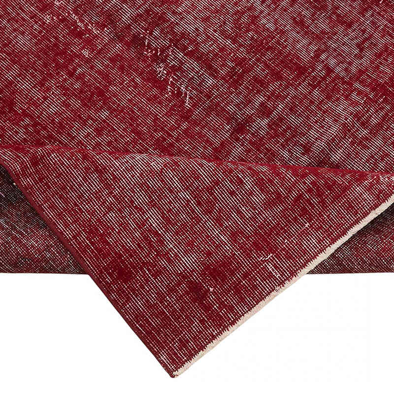 Overdyed Vintage Hand-knotted Oriental Rug - 8' 2" x 9' 10" (98" x 118") - K0082230