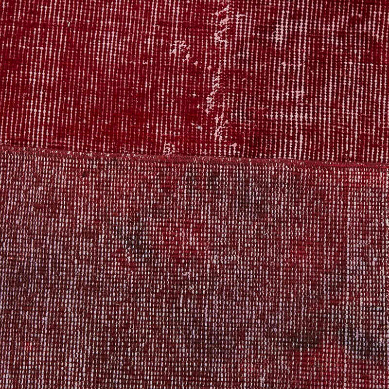 Overdyed Vintage Hand-knotted Oriental Rug - 8' 2" x 9' 10" (98" x 118") - K0082230