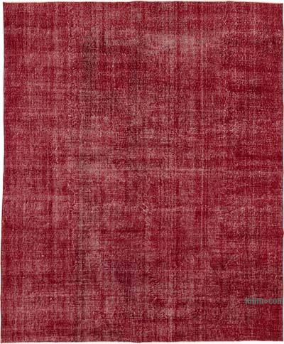 Overdyed Vintage El Dokuma Oryantal Halı - 250 cm x 300 cm