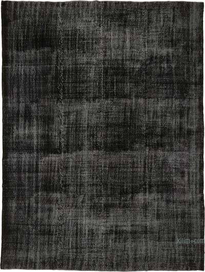 Overdyed Vintage El Dokuma Oryantal Halı - 271 cm x 354 cm