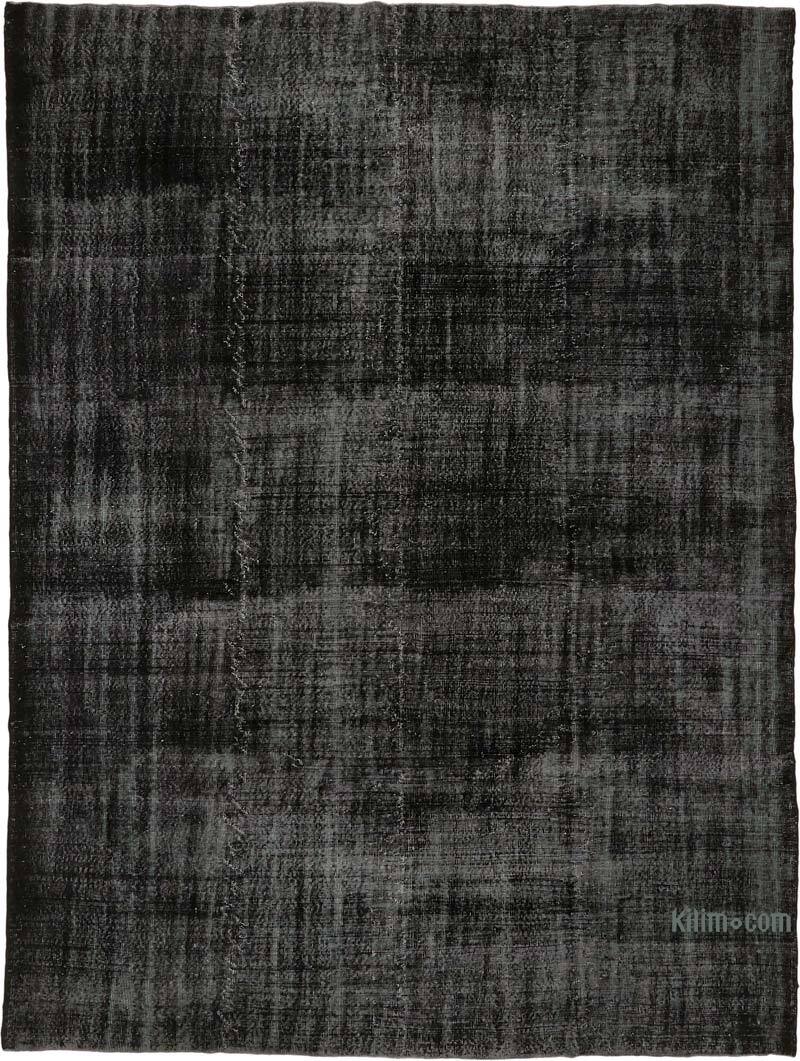 Overdyed Vintage El Dokuma Oryantal Halı - 271 cm x 354 cm - K0082231