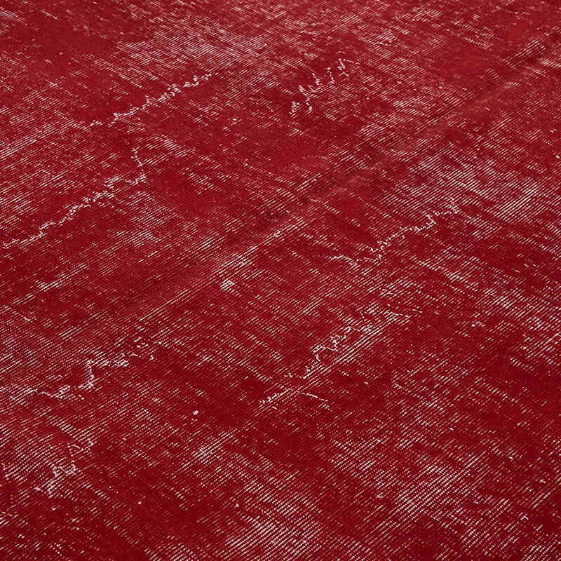 Overdyed Vintage Hand-knotted Oriental Rug - 9' 10" x 13' 1" (118" x 157") - K0082234