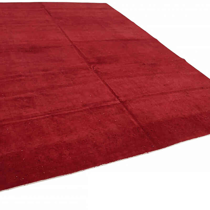 Overdyed Vintage El Dokuma Oryantal Halı - 300 cm x 400 cm - K0082235