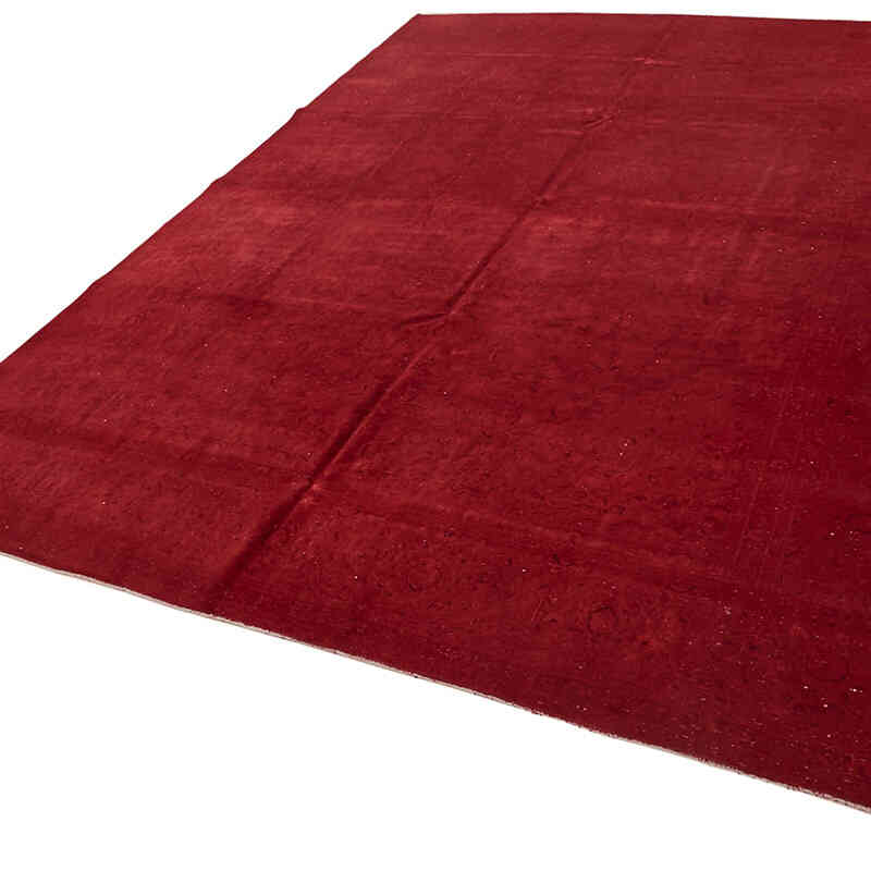 Overdyed Vintage El Dokuma Oryantal Halı - 300 cm x 400 cm - K0082235