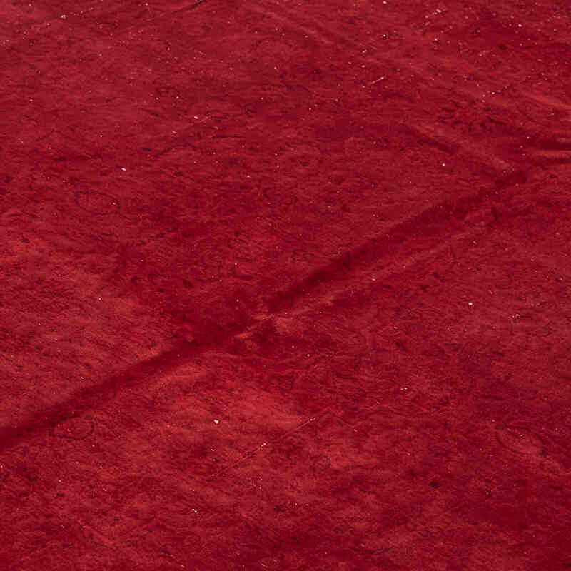 Overdyed Vintage El Dokuma Oryantal Halı - 300 cm x 400 cm - K0082235