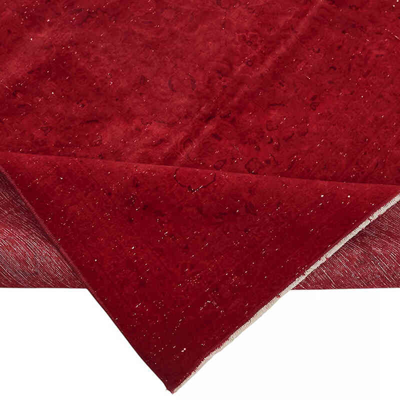 Overdyed Vintage El Dokuma Oryantal Halı - 300 cm x 400 cm - K0082235