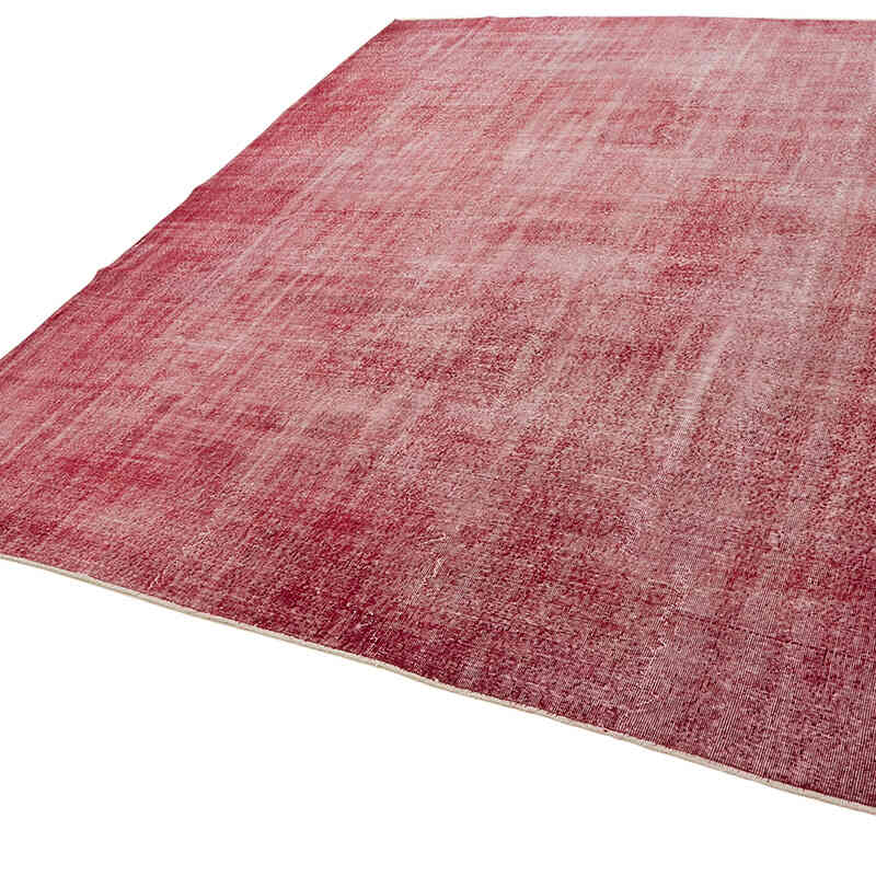 Overdyed Vintage Hand-knotted Oriental Rug - 9' 10" x 13' 1" (118" x 157") - K0082236