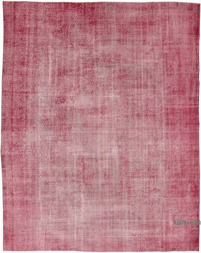 Overdyed Vintage Hand-knotted Oriental Rug - 9' 10" x 13' 1" (118" x 157")