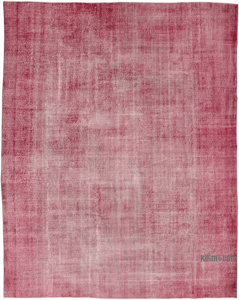 Overdyed Vintage Hand-knotted Oriental Rug - 9' 10" x 13' 1" (118" x 157") - K0082236