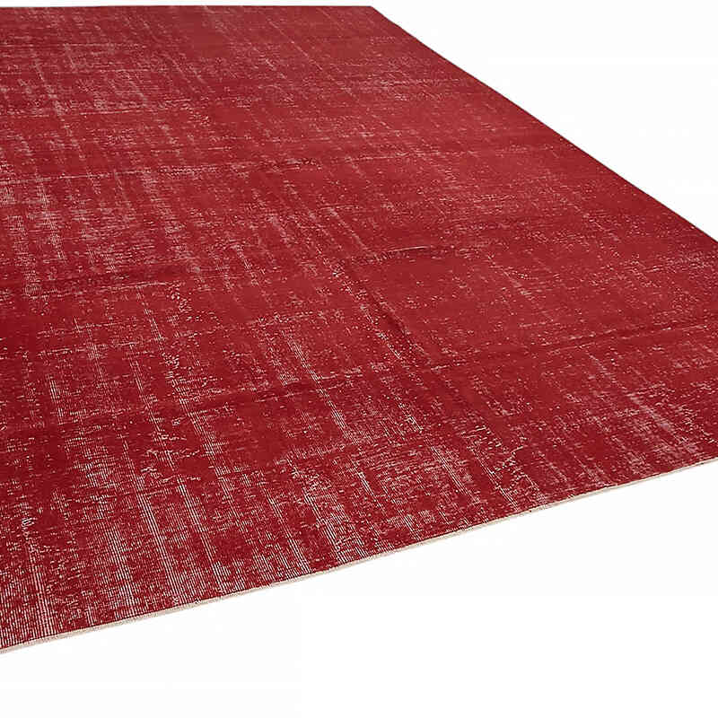 Overdyed Vintage Hand-knotted Oriental Rug - 9' 10" x 13' 1" (118" x 157") - K0082237
