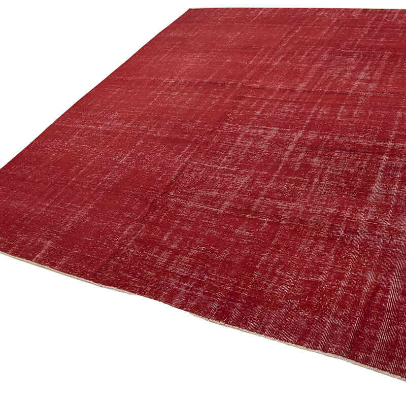 Overdyed Vintage Hand-knotted Oriental Rug - 9' 10" x 13' 1" (118" x 157") - K0082237