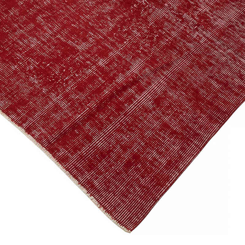 Overdyed Vintage Hand-knotted Oriental Rug - 9' 10" x 13' 1" (118" x 157") - K0082237