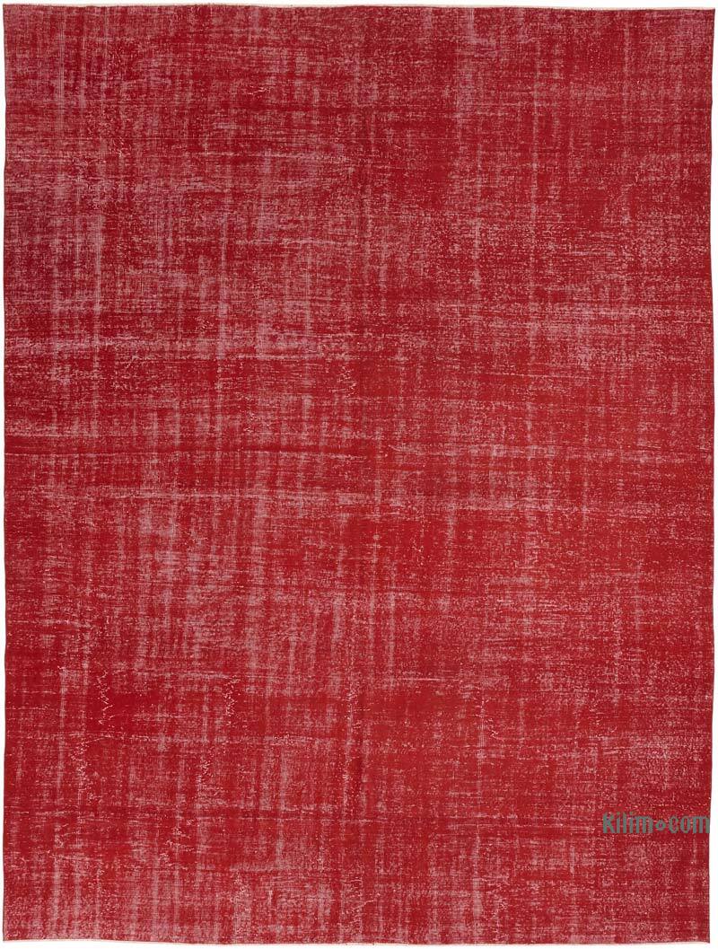 Overdyed Vintage Hand-knotted Oriental Rug - 9' 10" x 13' 1" (118" x 157") - K0082237
